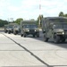 Equipment and troops from the Ohio National Guard load into a C-5