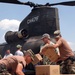 Army National Guard Soldiers unload MREs