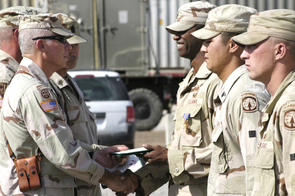 Staff Sgt. Javier Echols smiles as he receives the Silver Star Medal