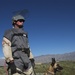 Staff Sgt. Parker Gibson waits to go to the mine field and start working