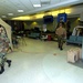 An Army Combat Support Hospital set up inside the Louis Armstrong New Orlea