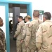 Soldiers enter the newly opened Bright Star Post Exchange