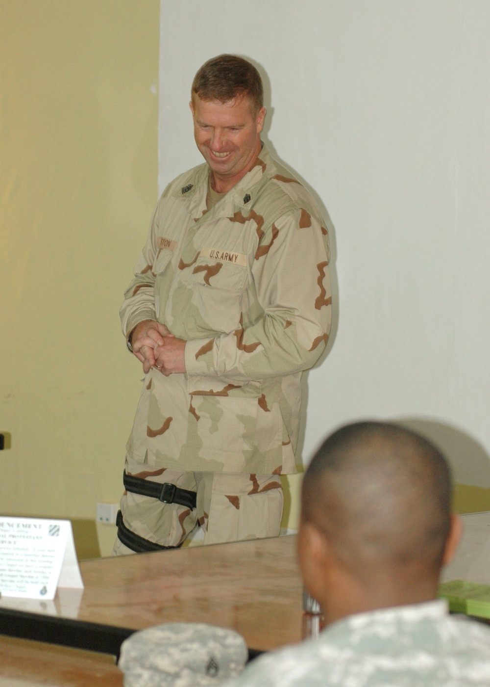 Sergeant Major of the Army Kenneth O. Preston