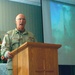 Chaplain (Lt. Col.) Jerry D. Powell says a few words about the New York Wor