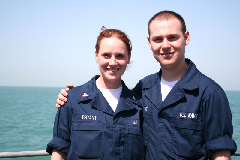 Bryant siblings reunite for a day aboard the USS Chosin