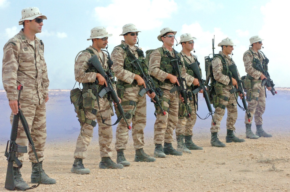 Greek Marines in formation