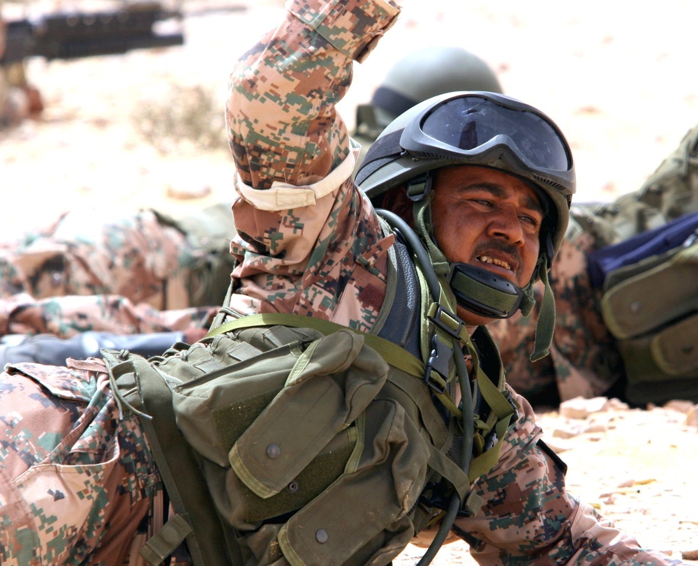 A Jordanian army Soldier