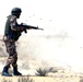 Jordanian army Soldier fires live rounds down range