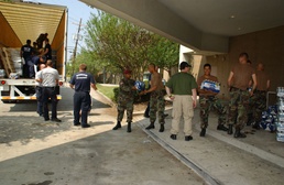 Algiers Medical Clinic supply truck