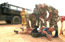 Bright Star mass-casualties exercise Oct 10 2001