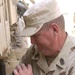 Sgt. Maj. James Addie Tightens the Supporting Elements on a  EECP Expando V