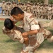 Iraqi Army Soldiers demonstrate hand-to-hand combat training