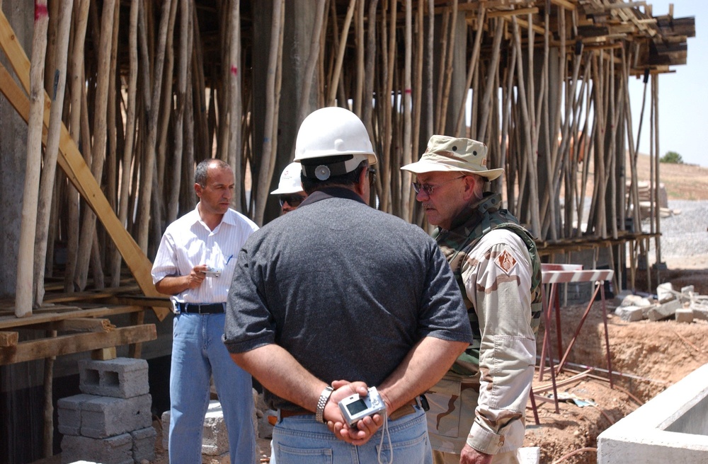 Earnie Mendenhall Inspects the Darkar Electric Sub-station