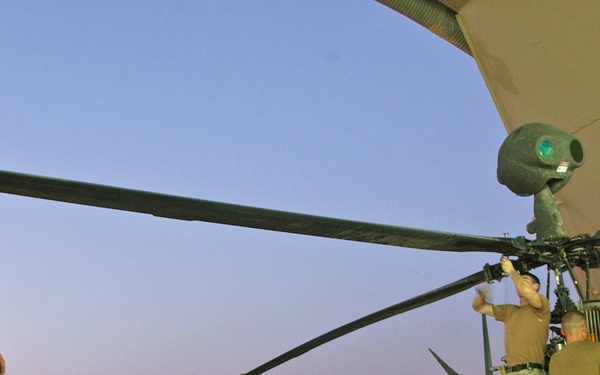 Cav helicopter maintenance