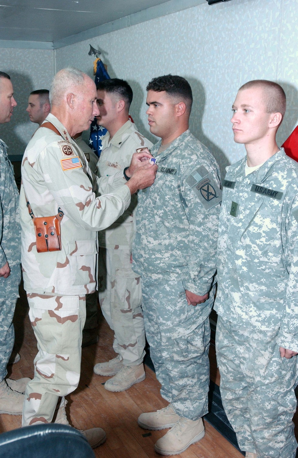 Soldiers awarded for valor, injuries