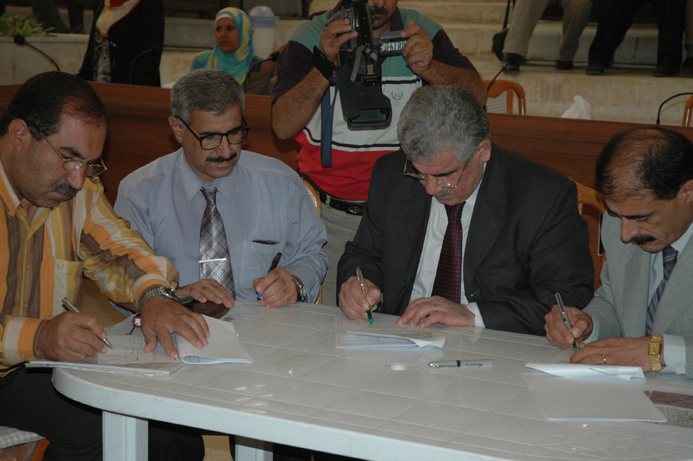 Kirkuk leaders sign $8.1 million in water infrastructure improvement