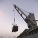 USS Pearl Harbor (LSD 52) loads heavy equipment