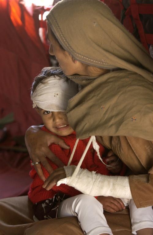 Victims of the Pakistan earthquake