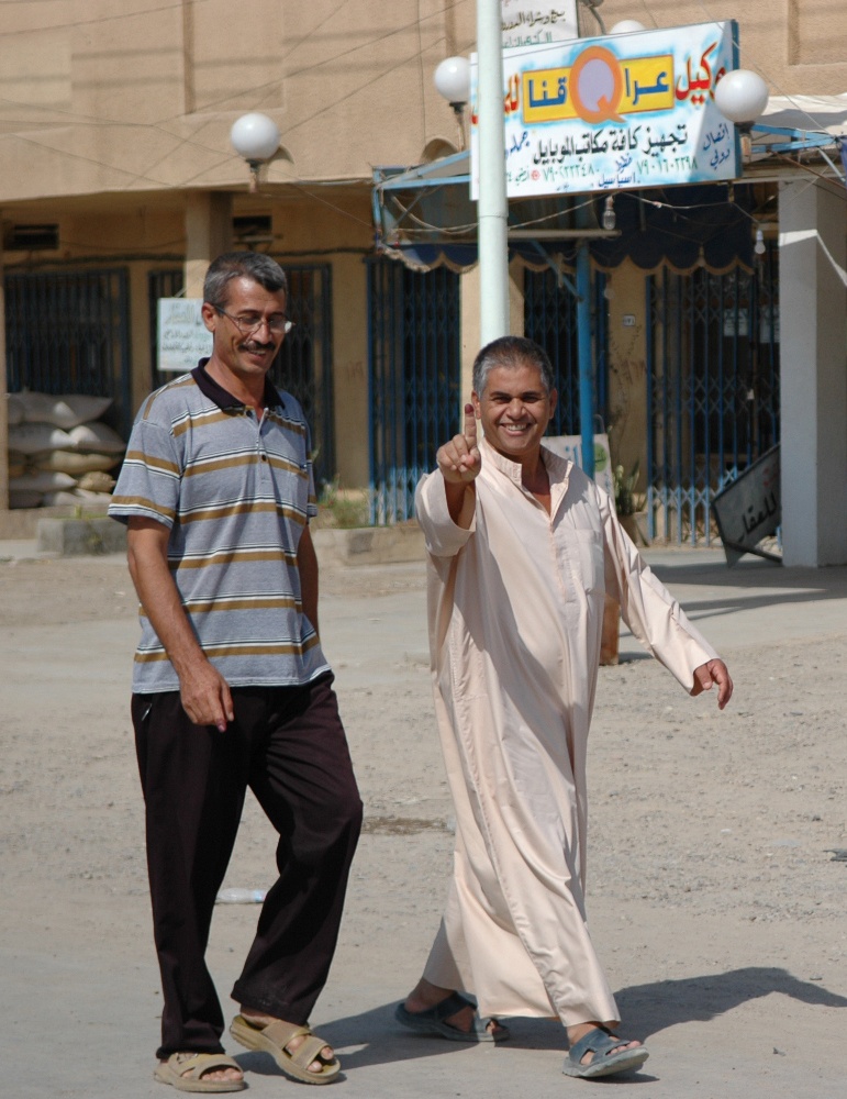 All Smiles and Ink-stained Fingers