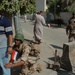 Iraqi Soldiers keep a polling site secure