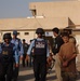 Iraqi police guard polling sites