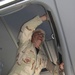 Senior Airman White checks a vehicle prior to a mission
