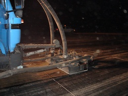 Cleaning the runways at Ali Base