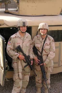 Spc. Lauren Kostoff and Chief Warrant Officer Tammy Kostoff