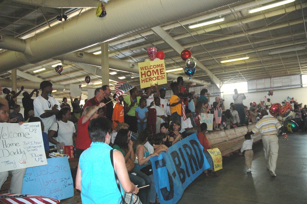 A crowd of families
