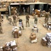 Marines and Soldiers Work to Unload a Shipment of Mail