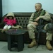 A Task Force Freedom Soldier makes a new friend