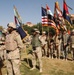 42nd Infantry Division's Color Guard stands ready
