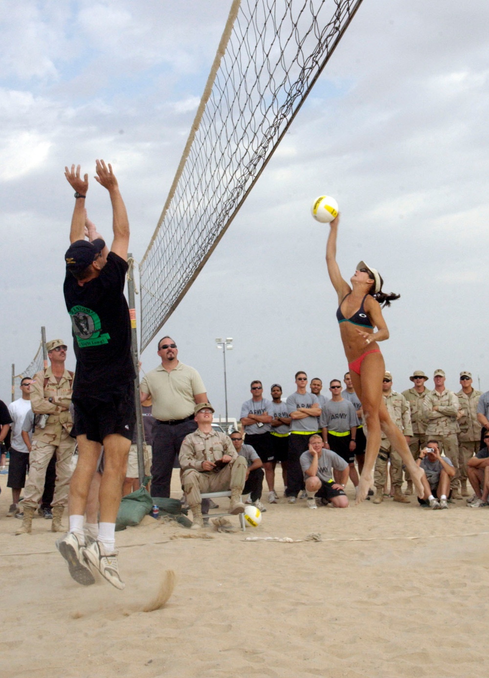 Sand, laughs fly in Kuwait