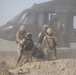 A Rescue Air Mobility Squad practices carrying a litter basket with 200 pou