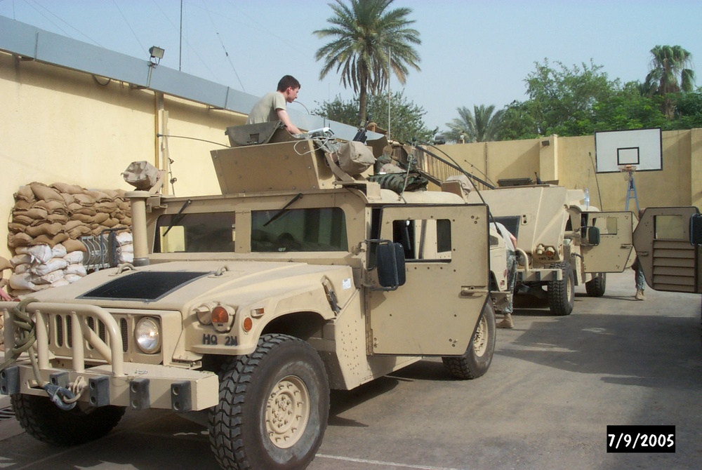 448th Civil Affairs Prepares for Convoy