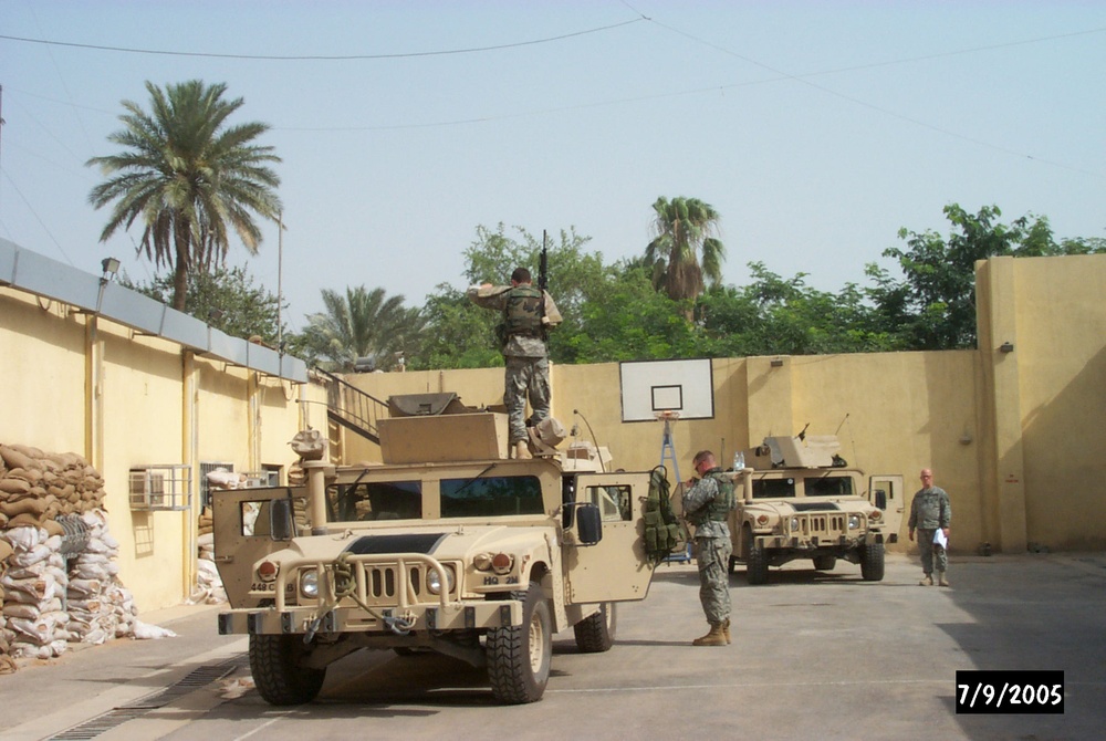 448th Civil Affairs Prepares for Convoy