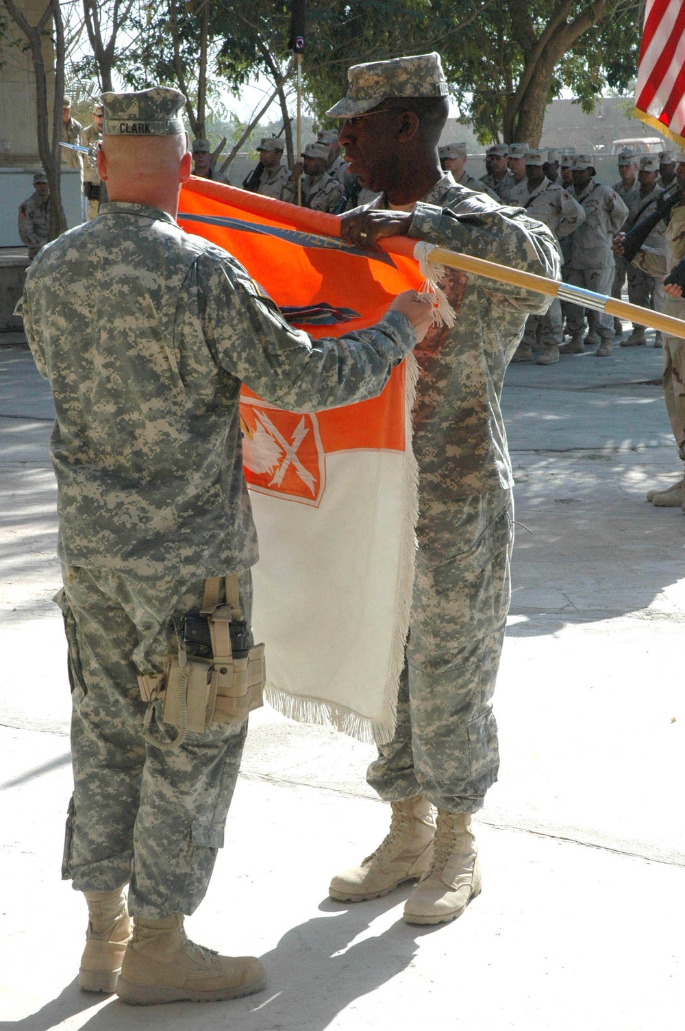 Unveiling the brigade colors