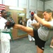 Mechanics teach martial arts to Soldiers