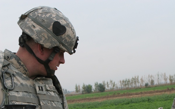 Capt. Matt Ruckman takes a look at a brand new mortar