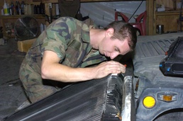 The Lone Mechanic of Camp Olson