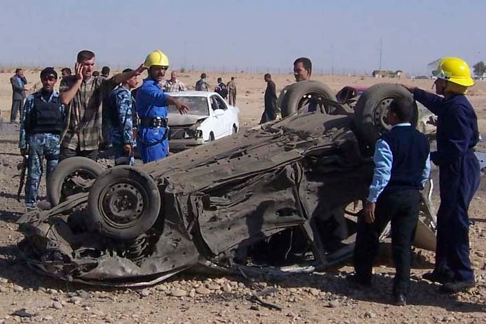 Car destroyed