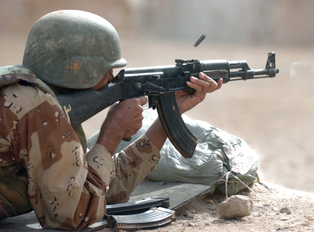 Iraqi Recruit at Taji Range