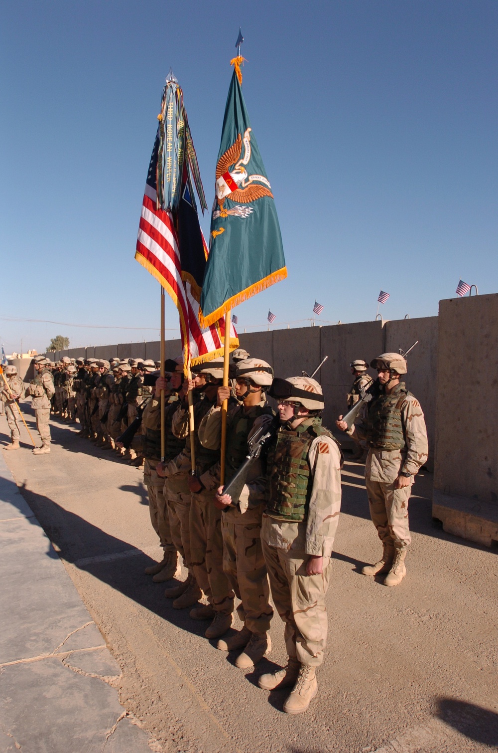 1st Brigade, 3rd Infantry Division, Brigade Troops Battalion color guard