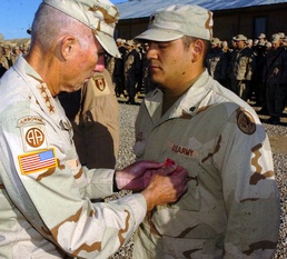 Spc. Christopher Davis Receives the Bronze Star