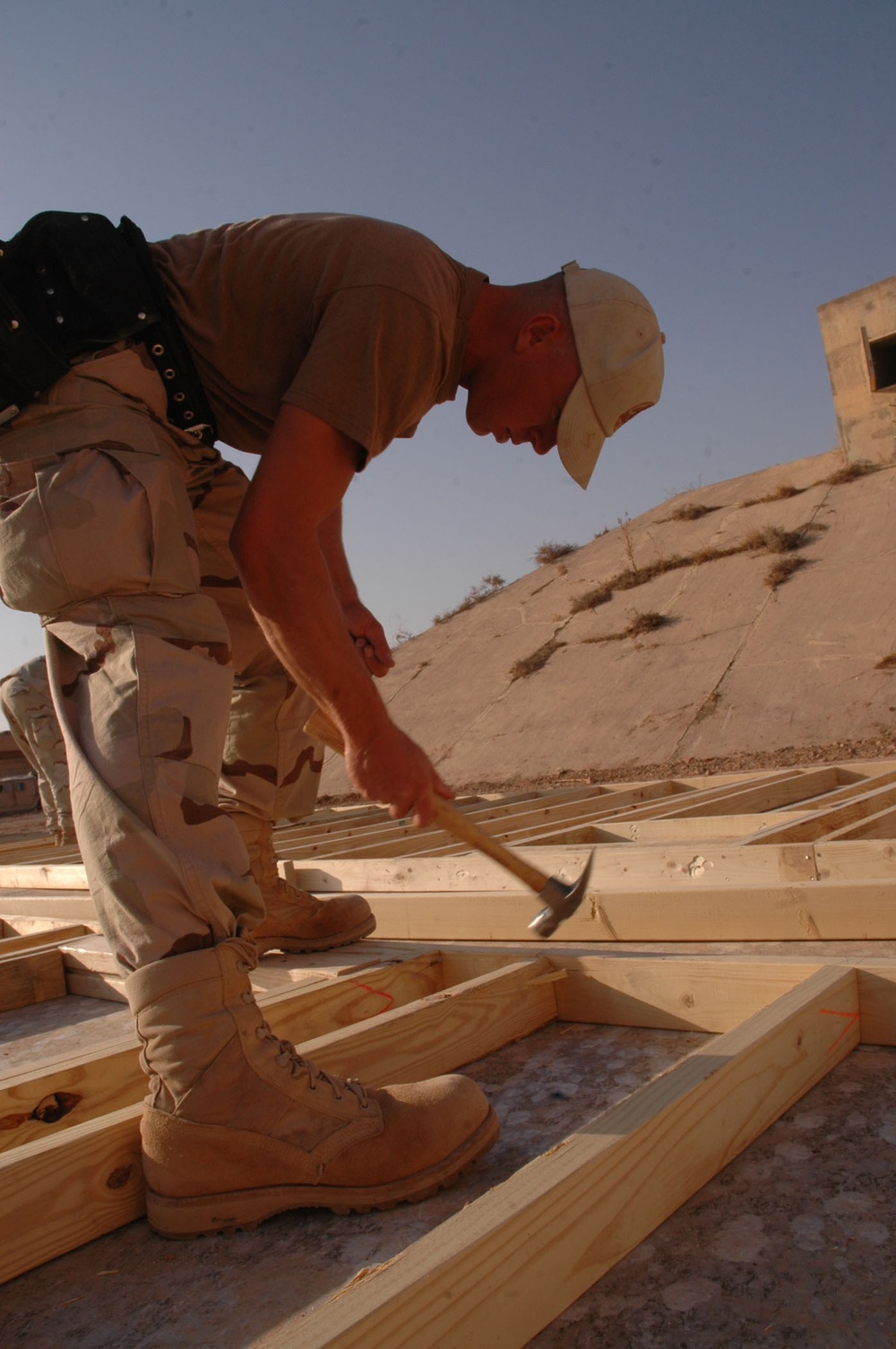 Red Horse Soldiers build new MWR building