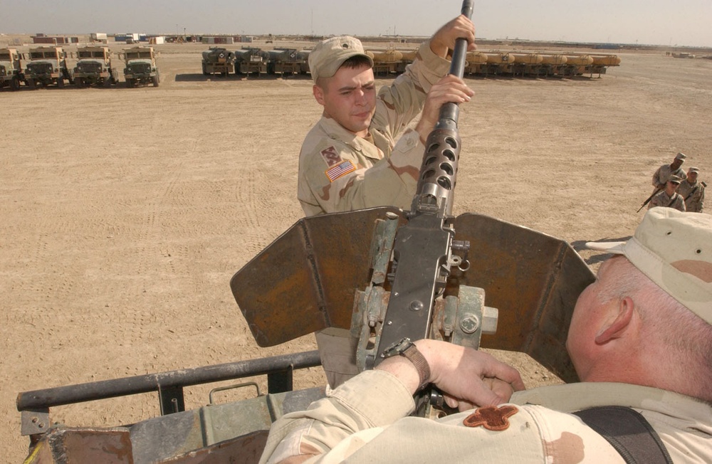 215th Quartermaster Company performs mission