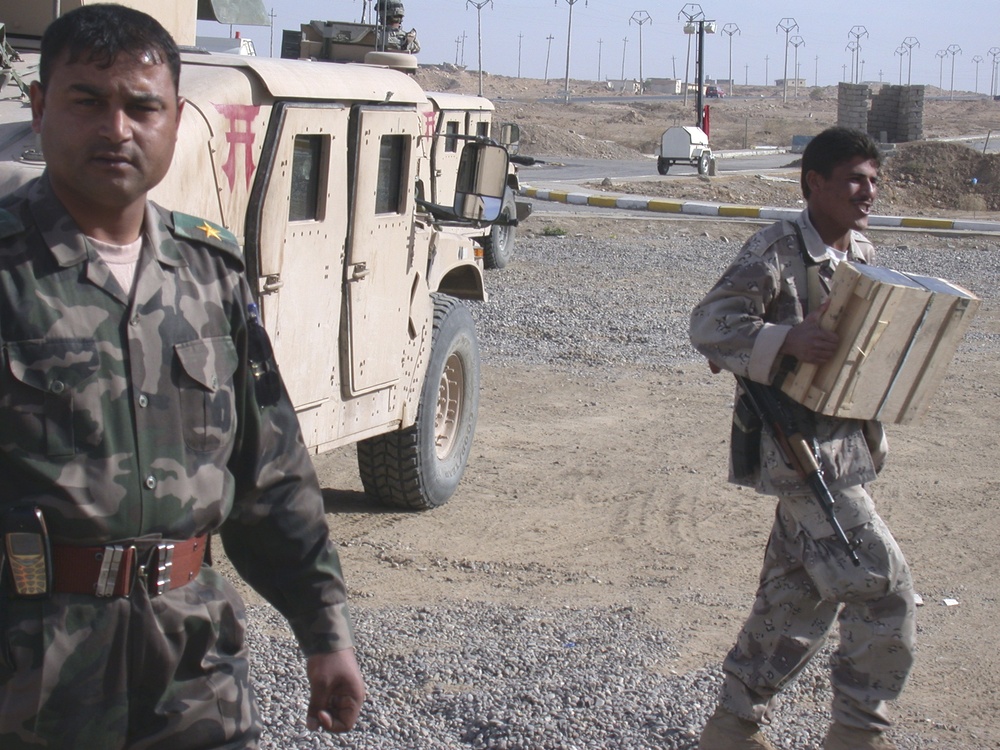 Moving Ammo for Iraq's 13TH SIB