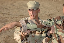 Iraqi protection force trainees