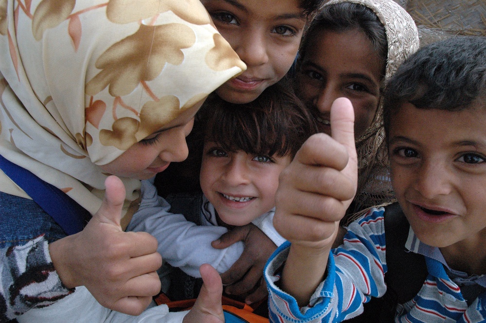US Soldiers Deliver Desks and School Supplies to Local An Nasiriyah Children