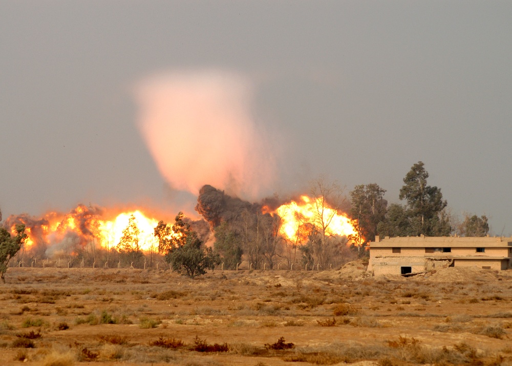 A fireball and shockwave cone shoot into the sky